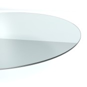 Keelholte Verdeel verfrommeld 8mm rond glazen tafelblad op maat | De Voordelige Groep
